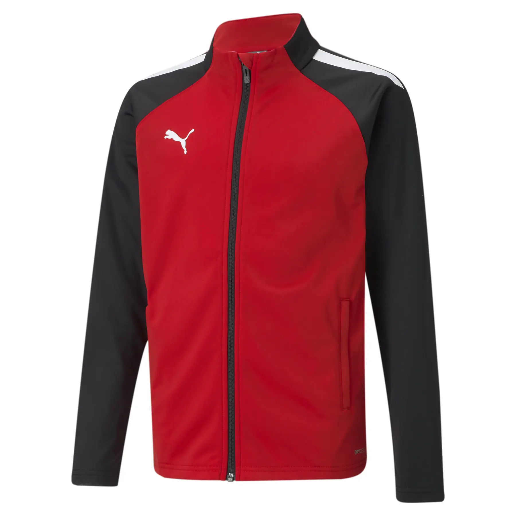 4063699453638 - teamLIGA Trainingsjacke Kinder - Farbe Red-Black - Gr 116