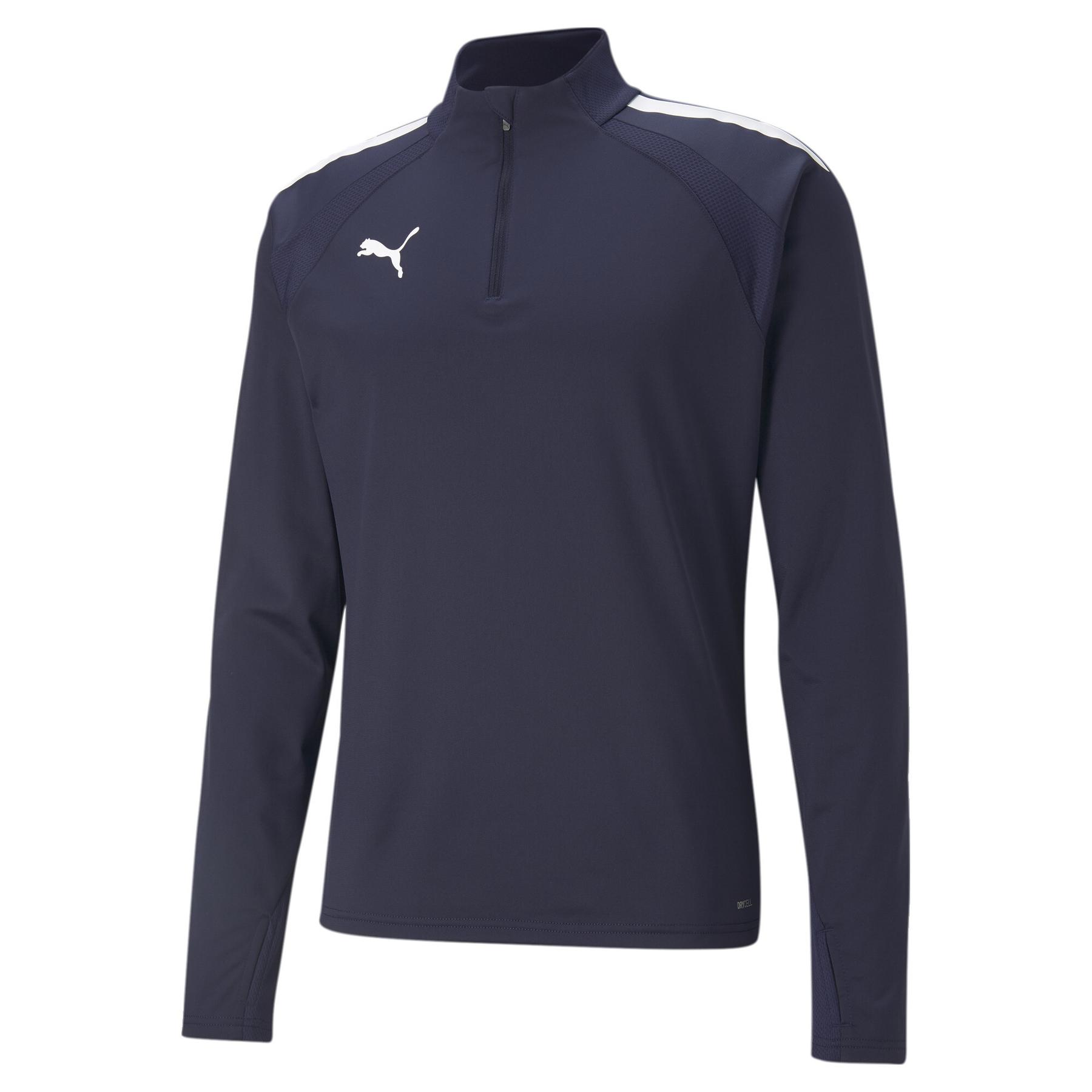 4063699456011 - PUMA teamLIGA Funktionsshirt Herren in peacoat-puma white 4063699456011 - PUMA teamLIGA Funktionsshirt Herren in peacoat-puma white