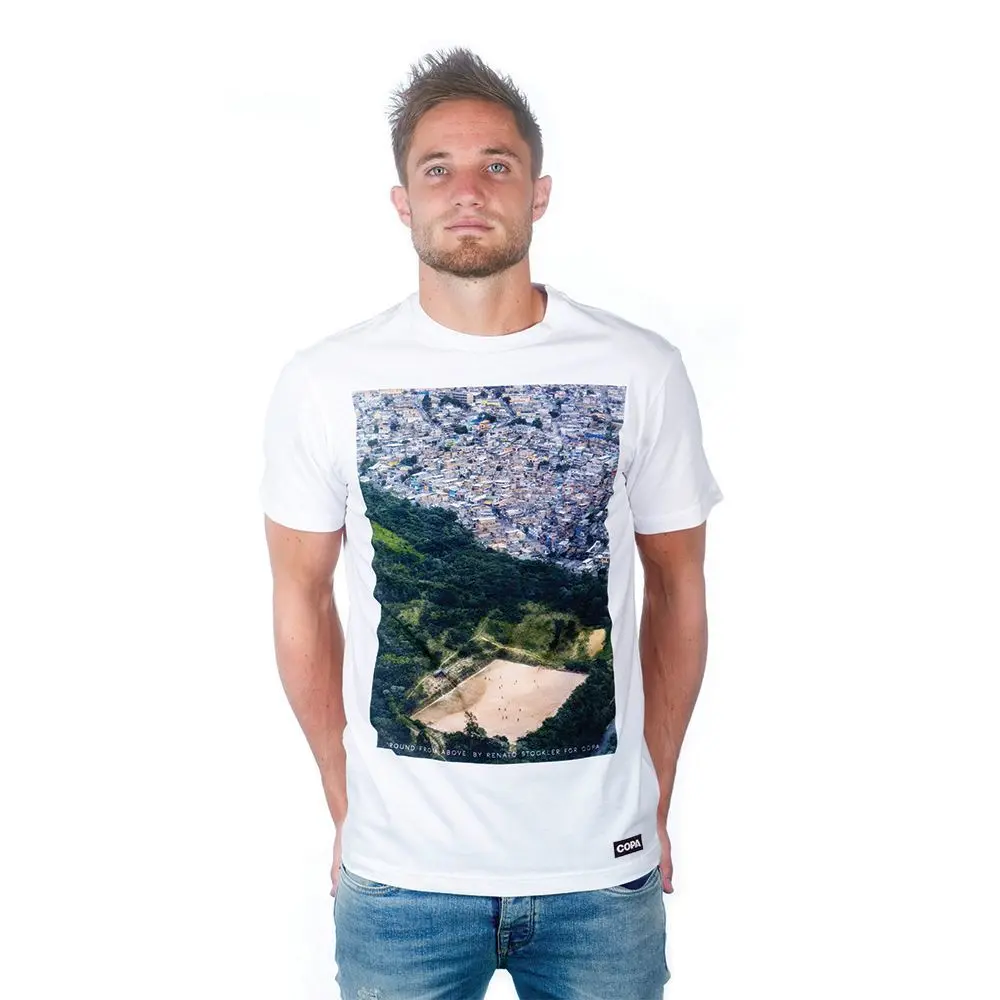 T-shirt Ground from above - Blanc - male - Size: 2XL
