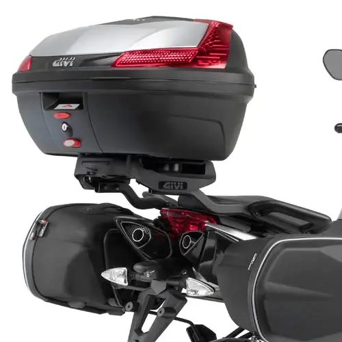 Motorrad-Topcase-Halterung Givi Monokey ou Monolock Aprilia Shiver 750/ABS (10 à 16)
