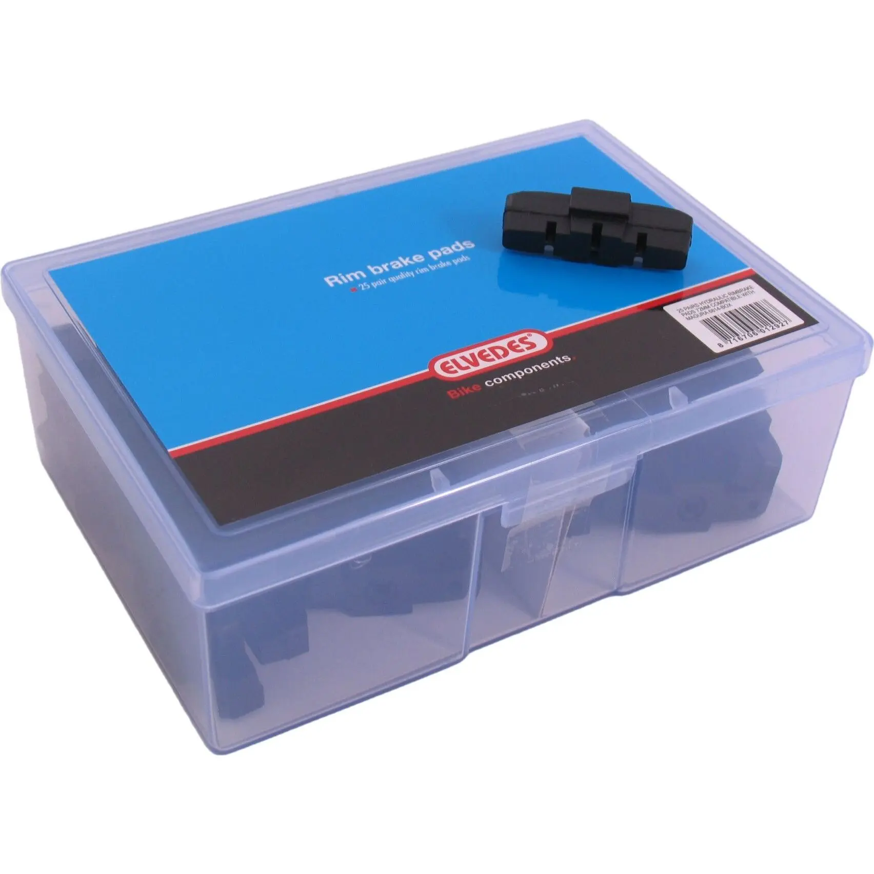 Velo Store - UK Box of 25 pairs of replacement brake pads Elvedes Magura HS11/HS33 | Extra 10% off with Subscription, Postage £16.79 to UK Fedex.