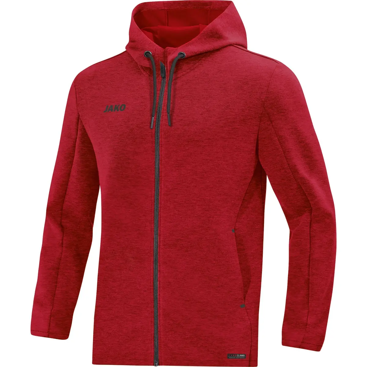 Jacke à capuche Premium Basics - Rouge - male - Size: 3XL