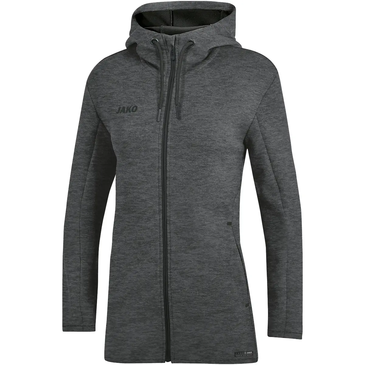 Jacke Damen à capuche Premium Basics - Gris - female - Size: 42
