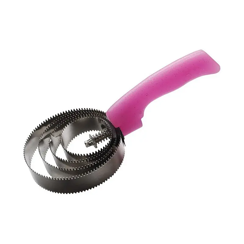 Hippotonic Rose Metallic Round Curry Comb
