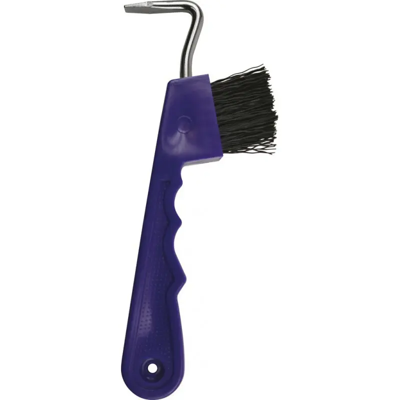 Hippotonic Violet Brush Horse Hoof Pick