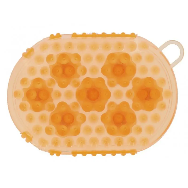 Hippotonic Orange Double-Sided Grooming Glove