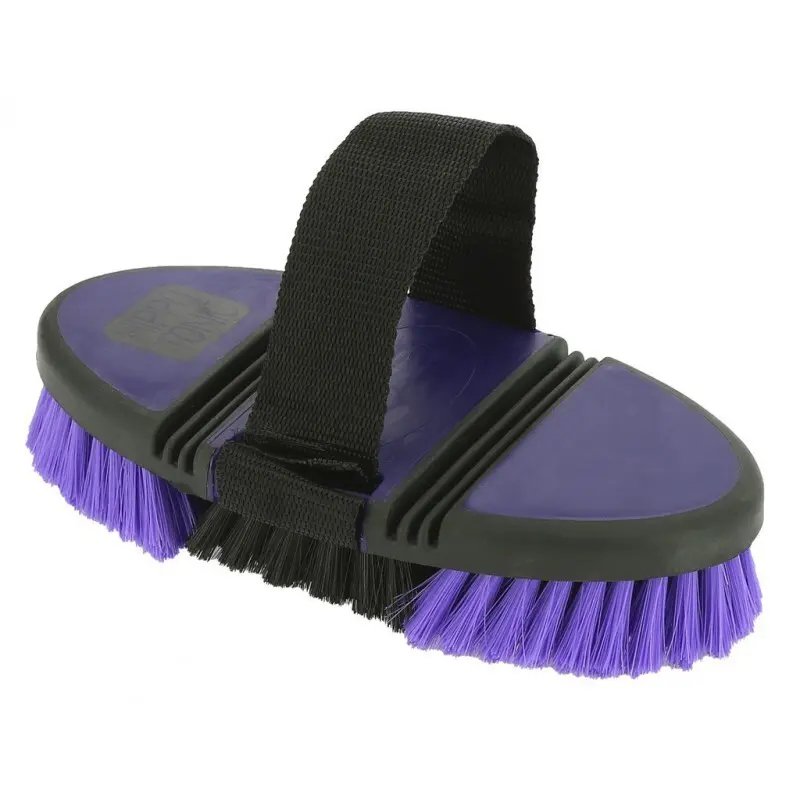 Hippotonic Violet Softgrip Horse Brush