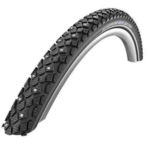 Pneu neige 700x35 Schwalbe Winter 118 clous renfort noir flanc rÃ©flÃ©
