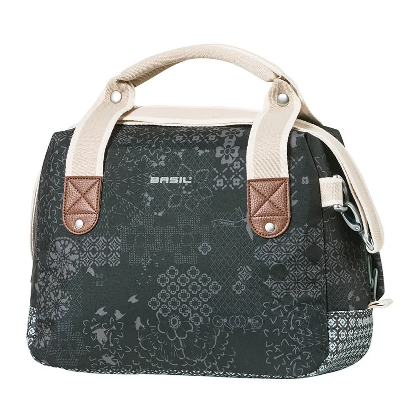 Image of Fahrradlenkertasche Basil boheme city bag charcoal