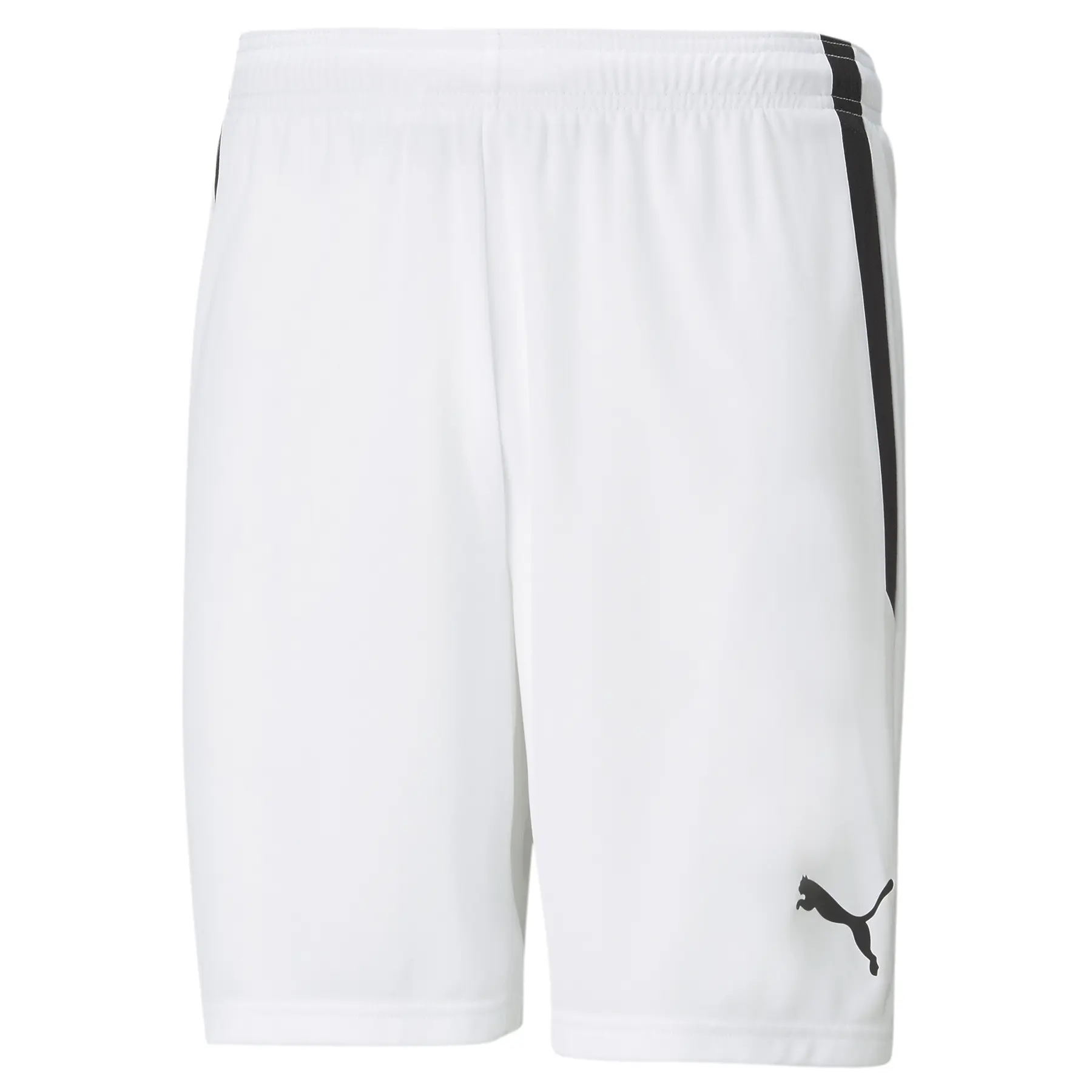 Puma Homme Short Team Liga, Blanc, Taille L