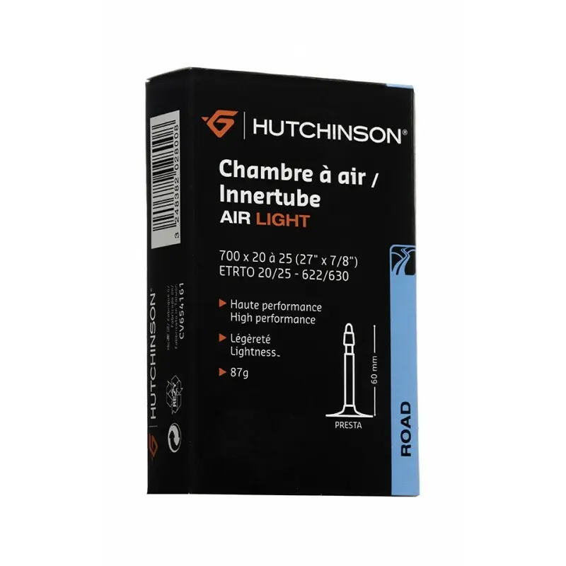 Image of Fahrradschlauch Presta-Ventil Hutchinson Standard H 700x20-25 60mm