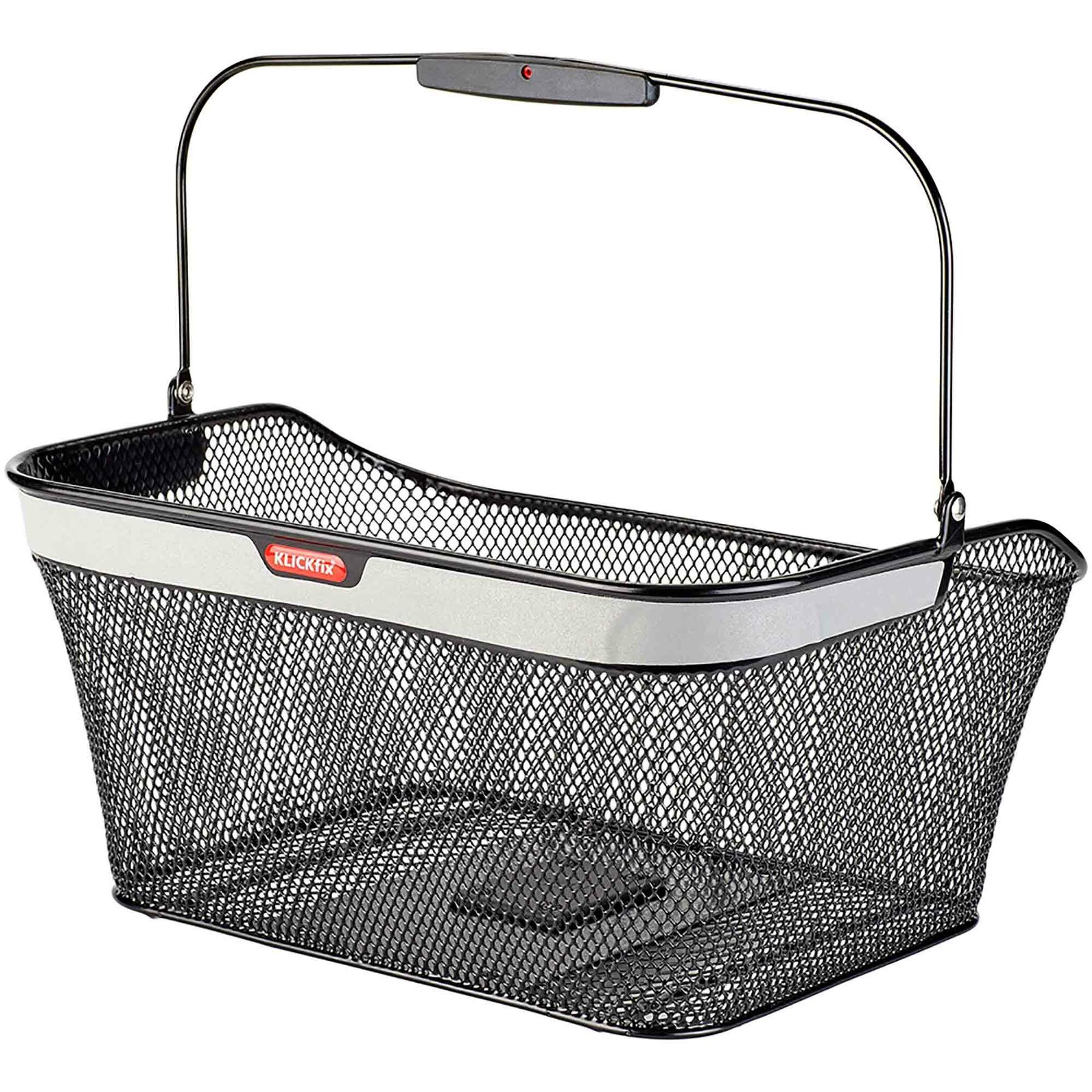 Cestino Posteriore Bicicletta Klickfix Citymax GTA - Riflettore