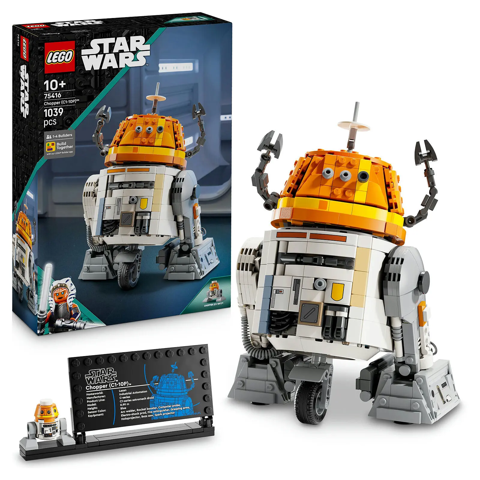 Figurine des Astromechdroiden Chopper Lego Star Wars 75416