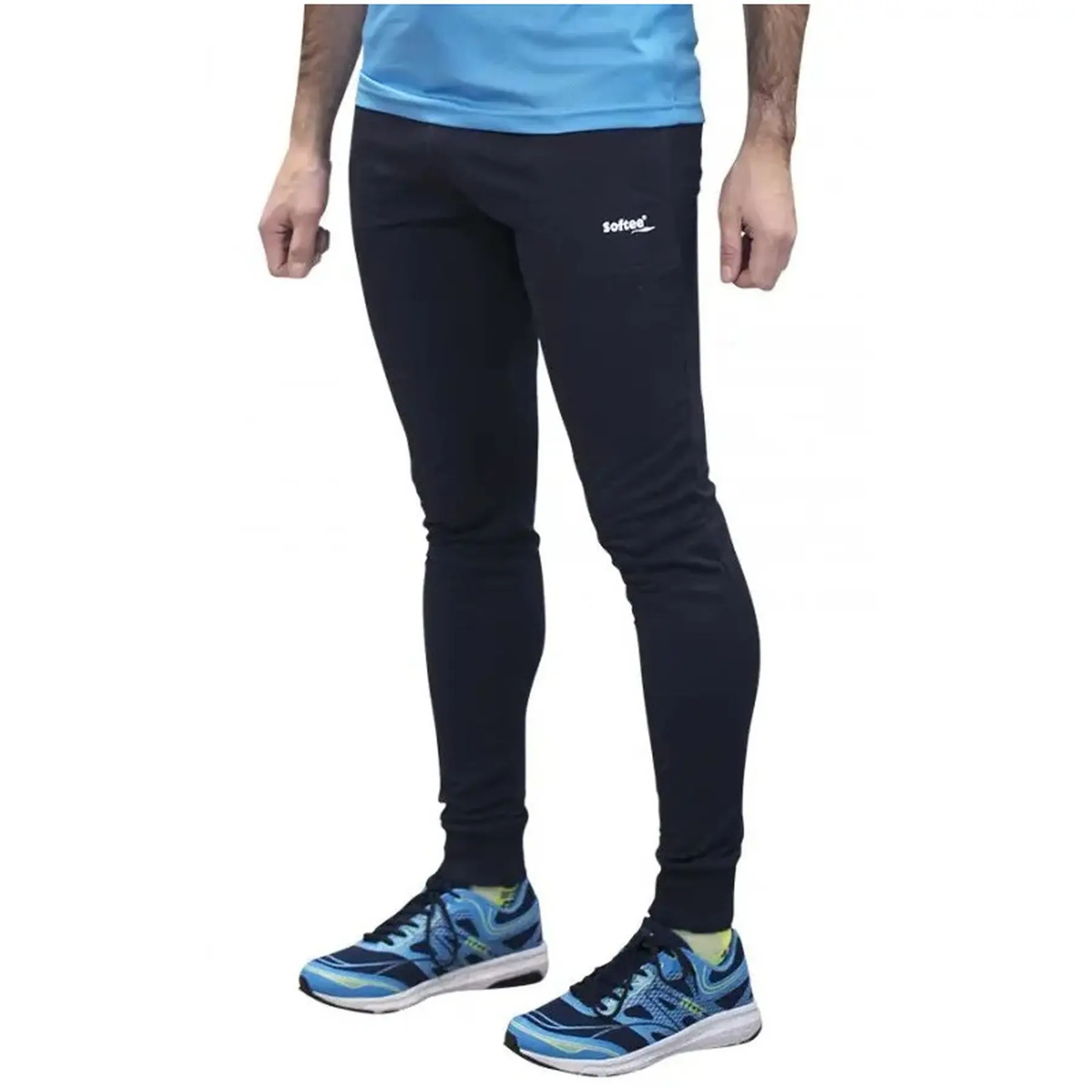 Kinderen joggingsbroek slim fit katoen Softee