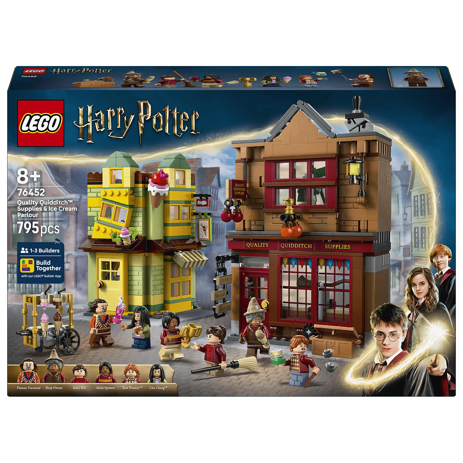Figurine Quidditch-Zubehörladen und Eisdiele Lego Harry Potter 76452