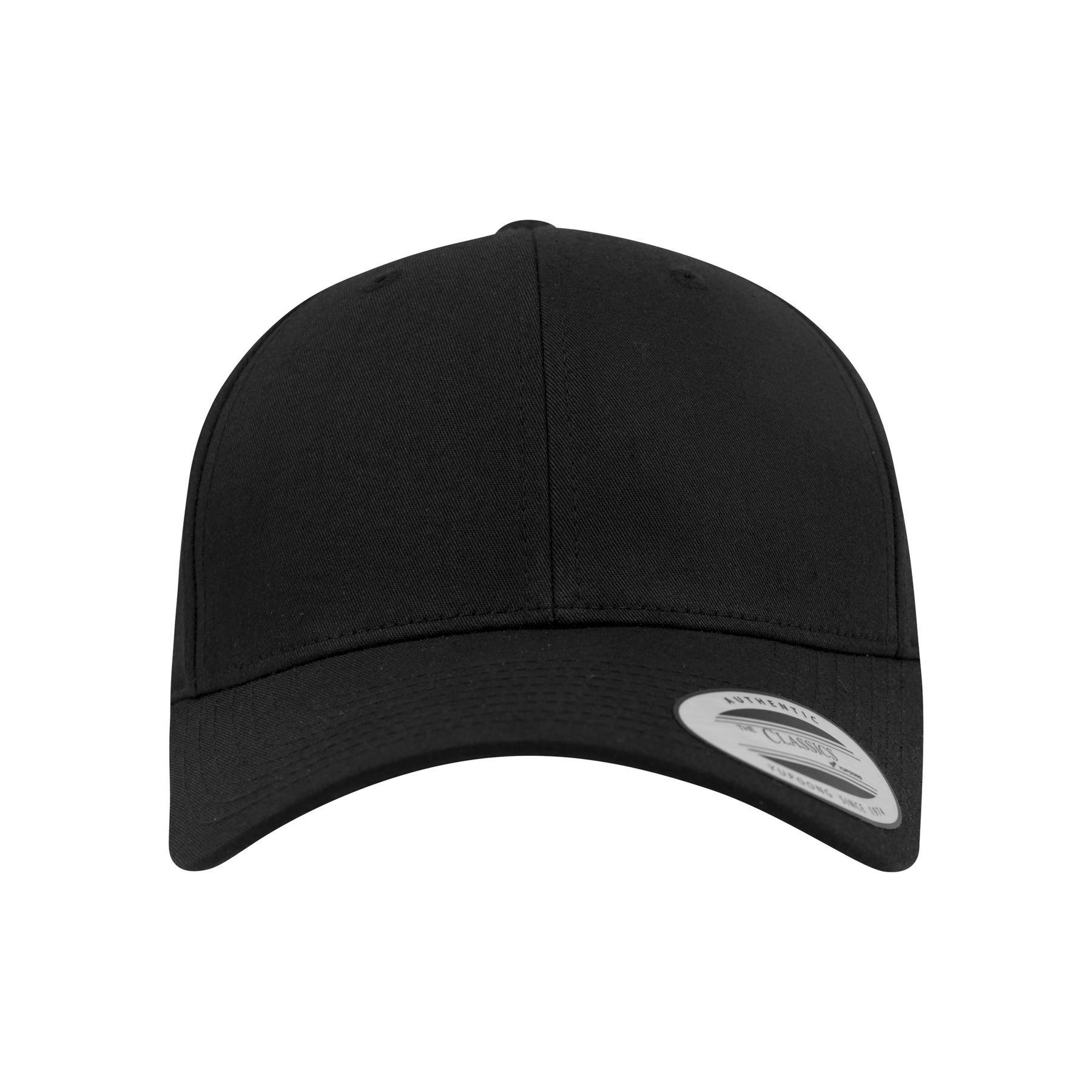 4053838150085 - Curved Classic Snapback Cap schwarz