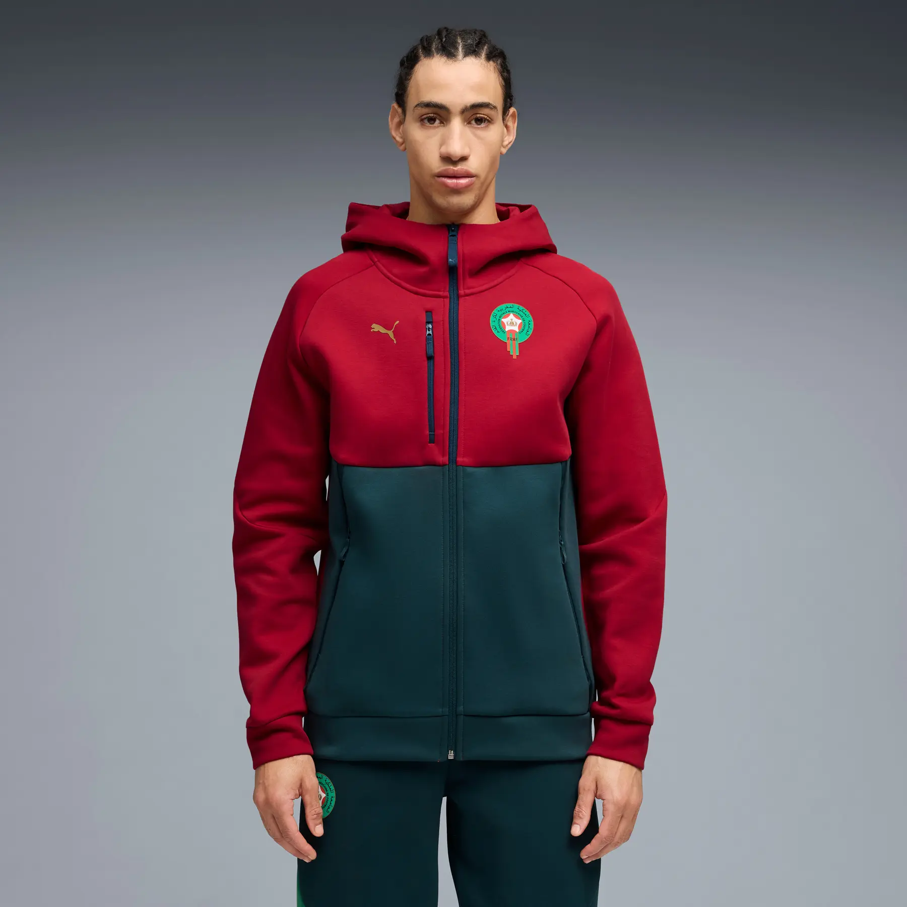 Zipped hooded sweatshirt Morocco Tech | Foot-Store