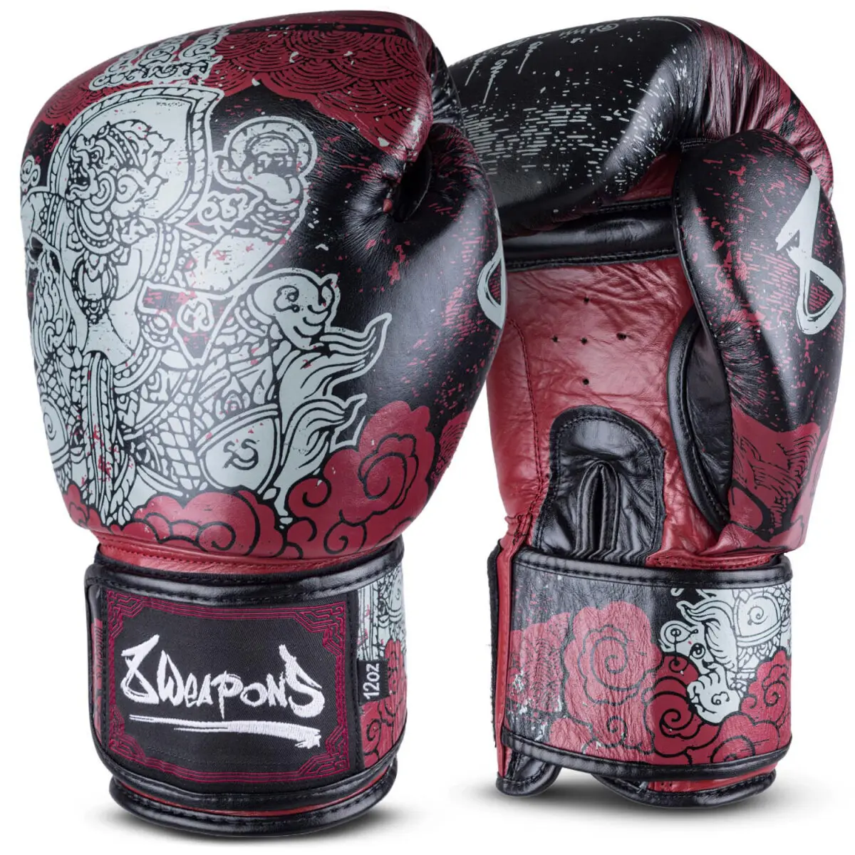 Thaibox-Handschuhe 8 Weapons Hanuman Yant