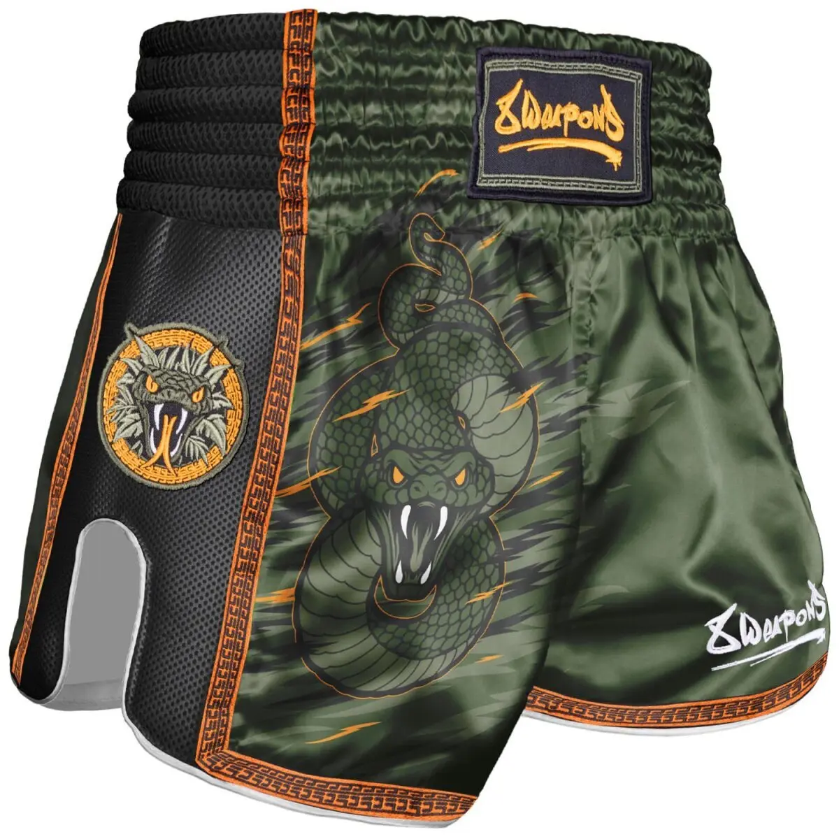 Muay Thai Kampfsport Shorts mit Viper-Motiv Kinder 8 Weapons