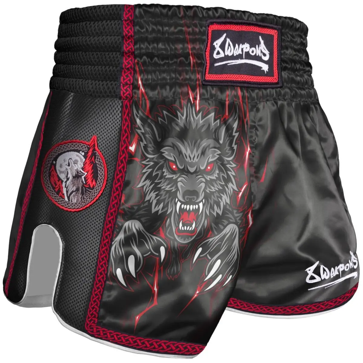Shorts für Muay Thai Wolf bestialisch Kind 8 Weapons