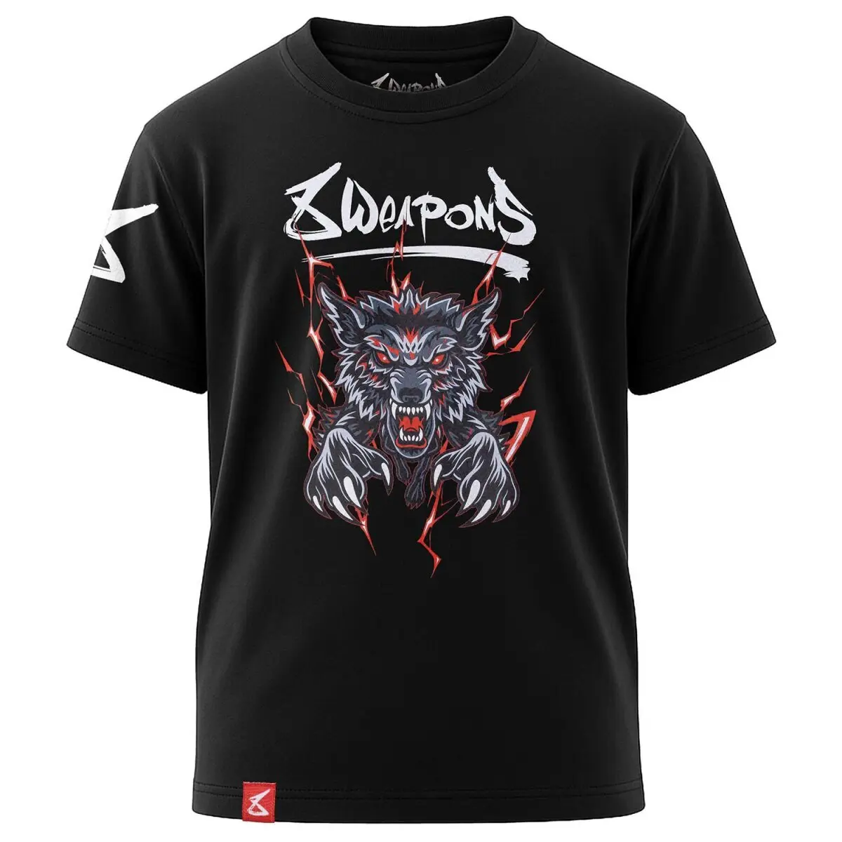 Tierisch Wolf T-Shirt Kind 8 Weapons