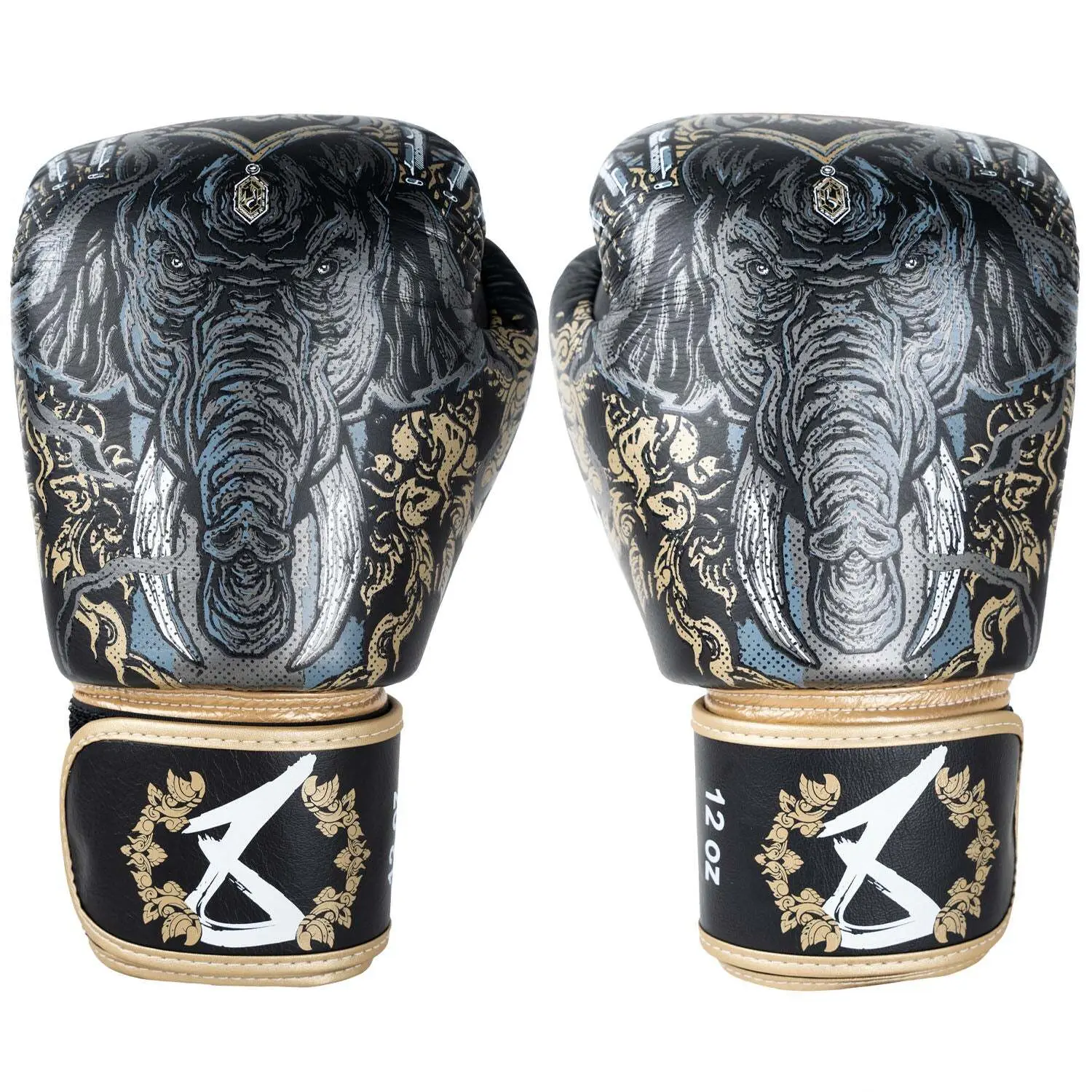 Thai-Box-Handschuhe 8 Weapons Three Elephants 2.0
