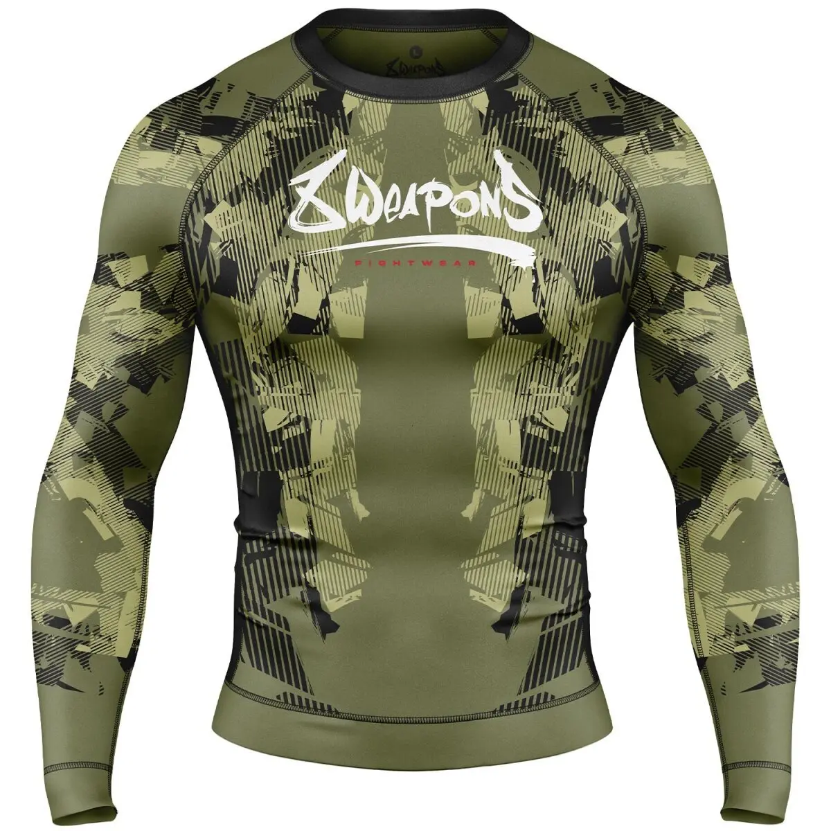 Langärmelige Rashguard 8 Weapons Hit 2.0