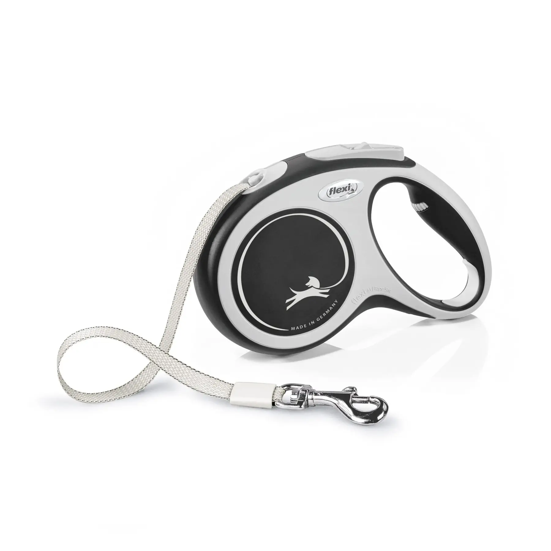 Kerbl Noir Gurtleine Für Hunde Flexi New Confort