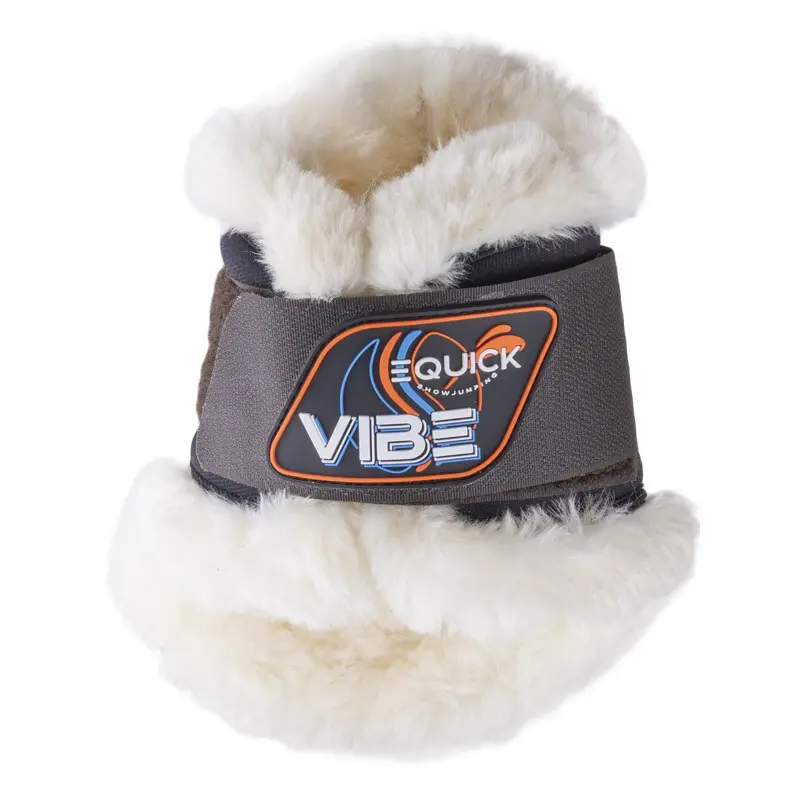 Guêtres postérieurs ouvertes pour cheval eQuick Vibe Fluffy
