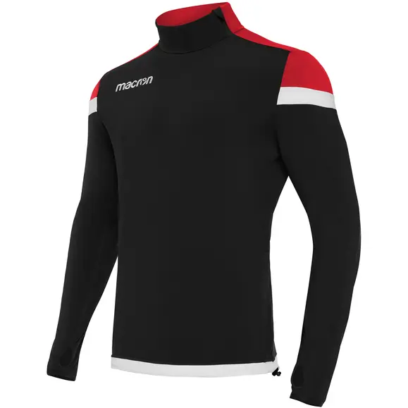 Tigrgris Langarmshirt 1/4 Zip Top - Noir - male - Size: 3XL