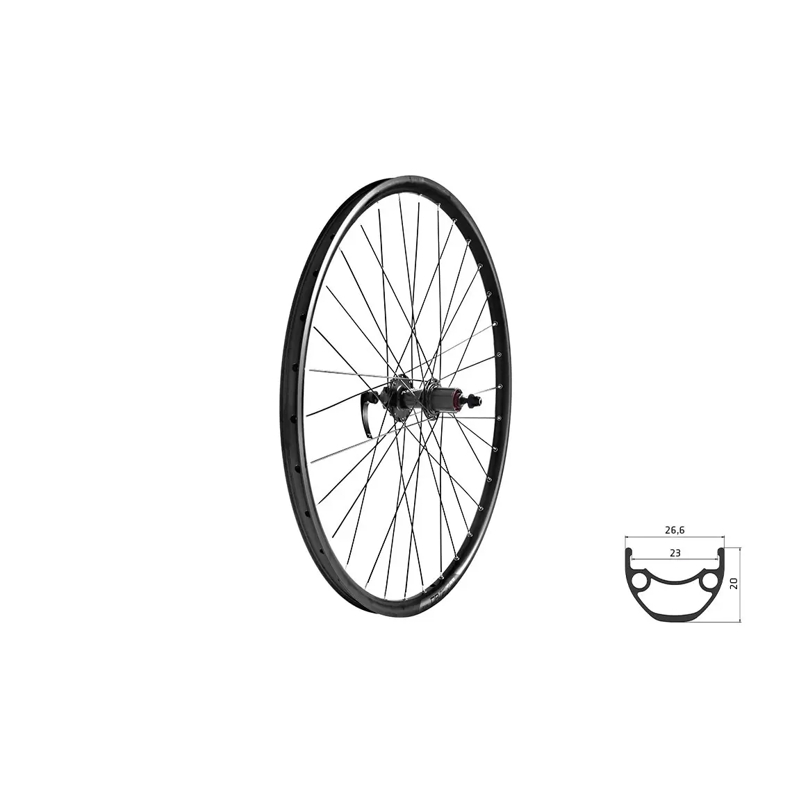 Velo Store - UK Kelly's Bicycle wheel Kellys Draft Dsc 23 R | Extra 10% off with Subscription, Postage £16.79 to UK Fedex.