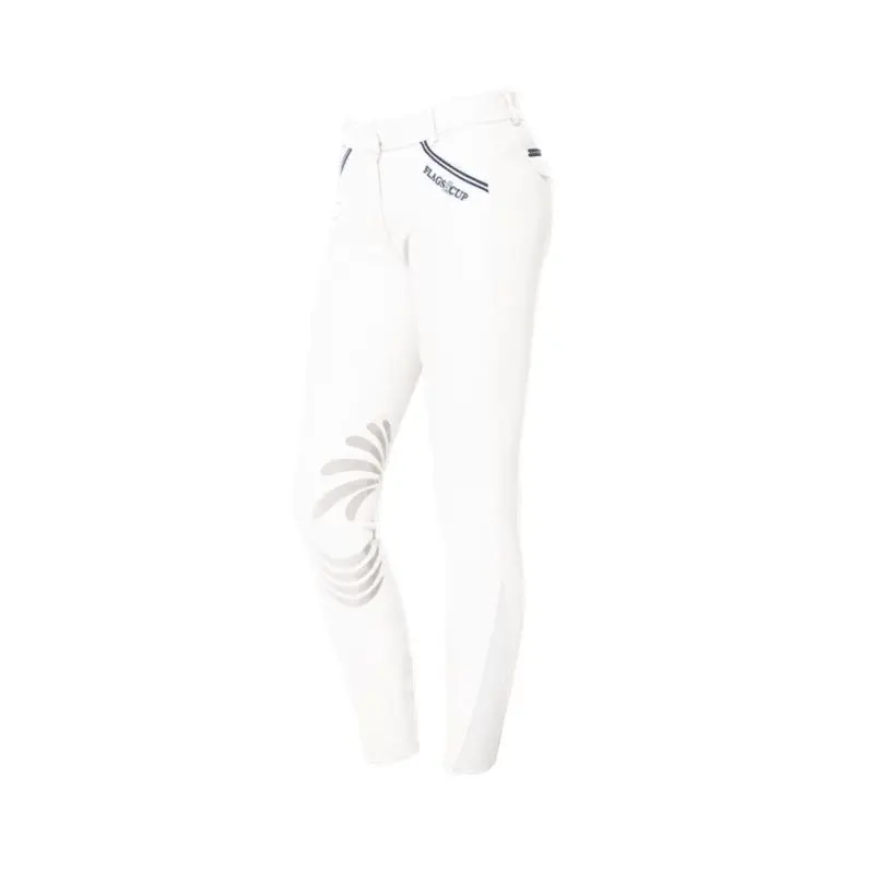 Turnierreithose Mid Grip Damen Flags&Cup Cayenne