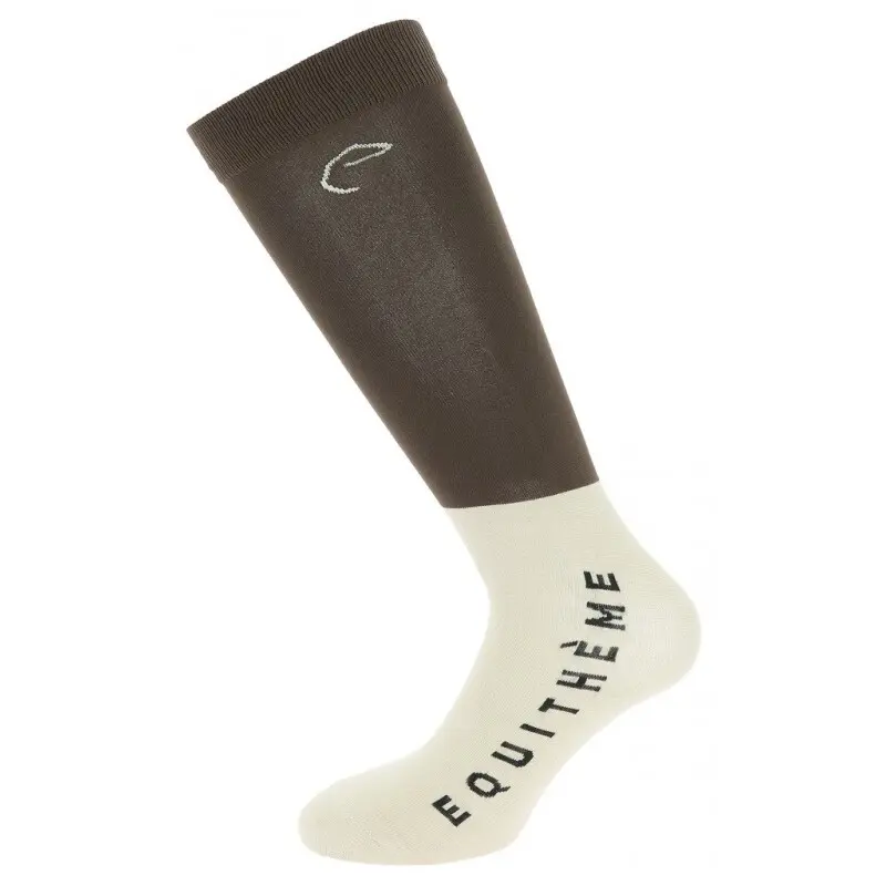 Equithème Marron Riding Socks Compet