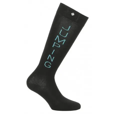 Comparer les prix de EQUITHEME Chaussettes Jumping noir 31-34 