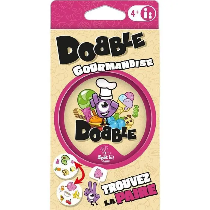 3558380081104 - Brettspieltruhe Gourmandise Dobble Editions Bl Eco