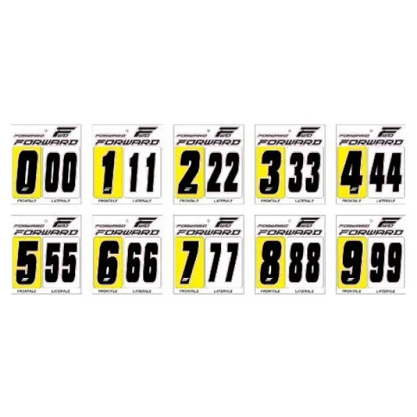 Velo Store - UK Plate number kit Forward 2 | Extra 10% off with Subscription, Postage £16.79 to UK Fedex.