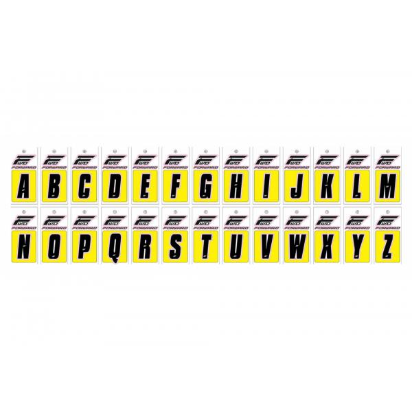 Velo Store - UK Stickers letter Forward F | Extra 10% off with Subscription, Postage £16.79 to UK Fedex.