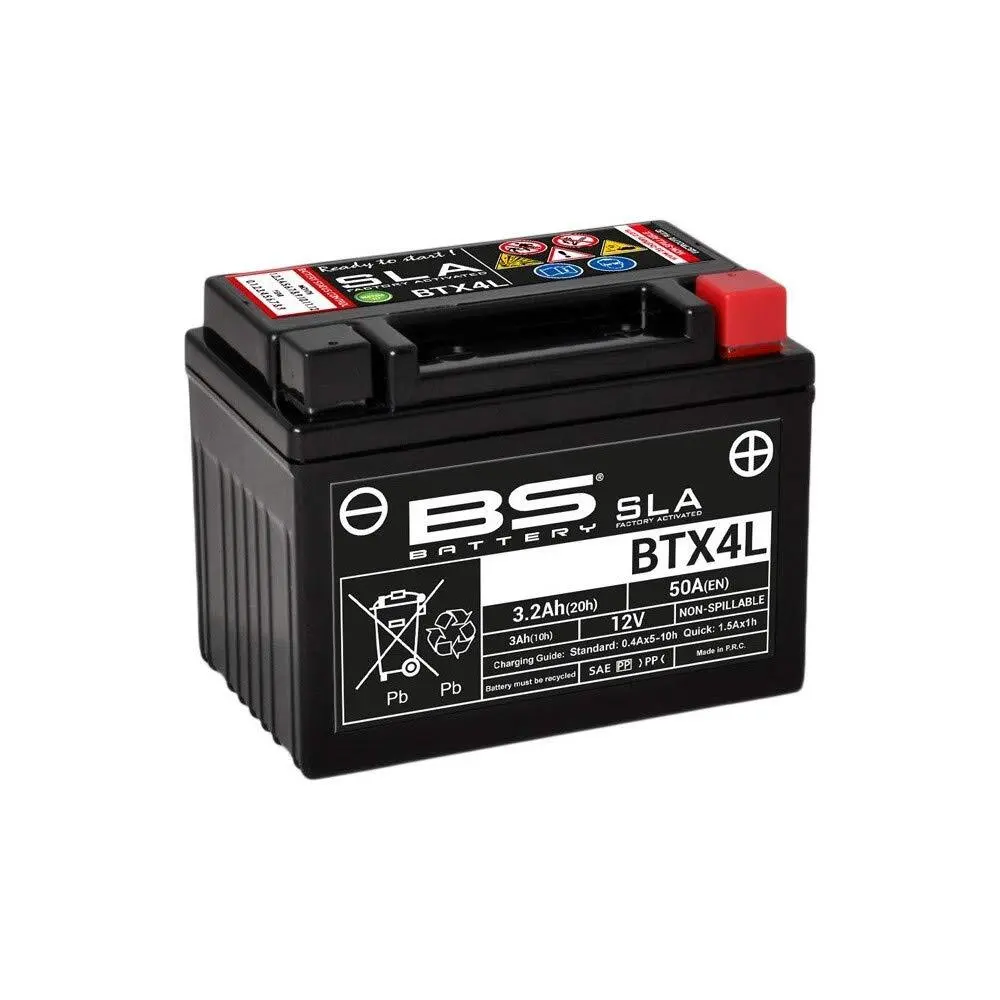 Batterie BS Battery BTX4L+/BTZ5S 12V 4.2Ah SLA activÃ©e usine