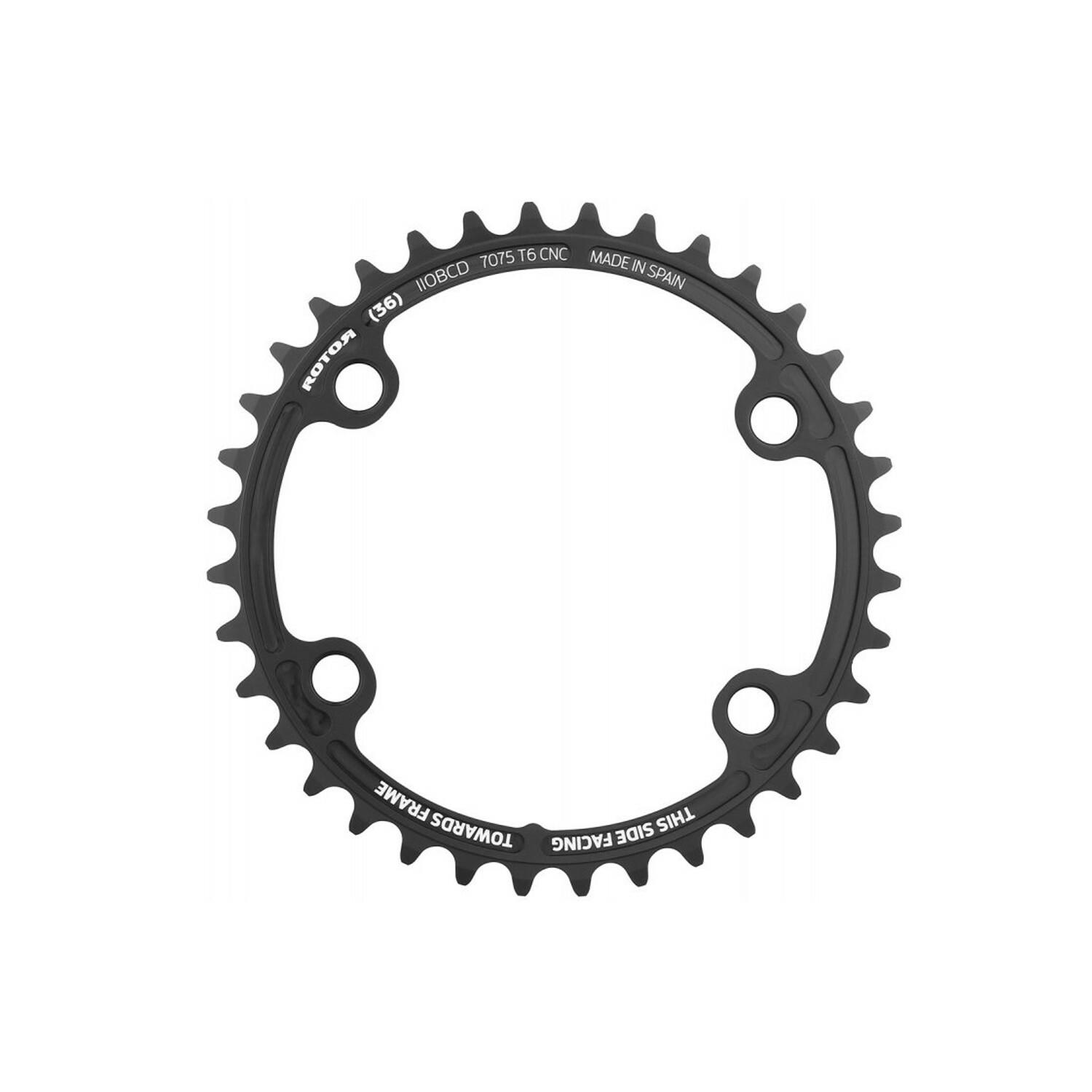 Doppio Corona Bici Rotor round ring bcd110x4 36t(52) inner