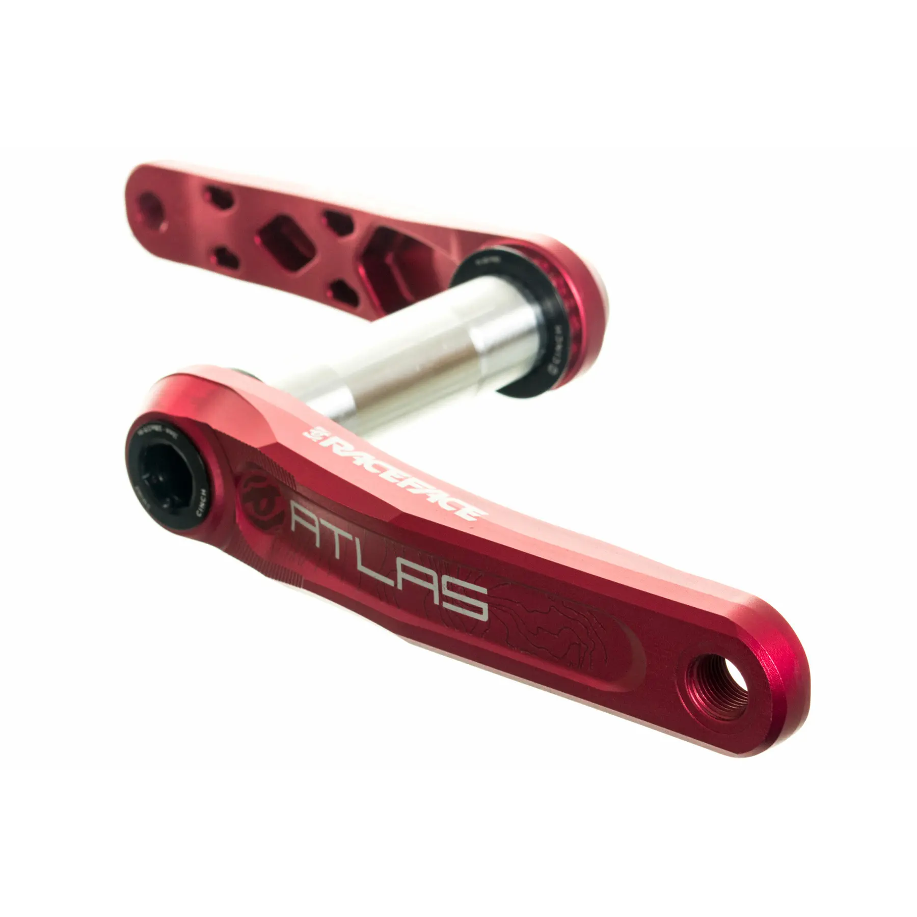 Kurbeln Race Face atlas - 83mm - 170 - rouge (sans boitier)