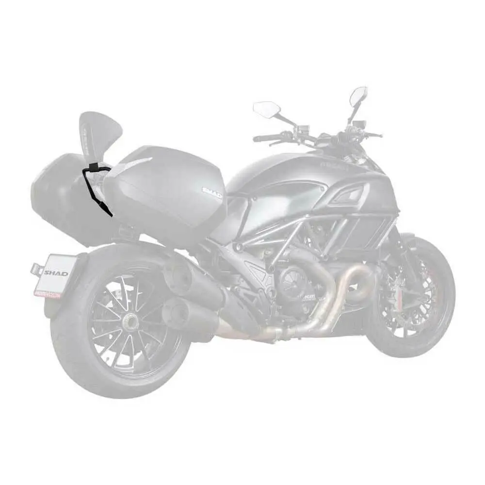 Motorrad-Rückenlehnenbefestigung Shad Ducati diavel 1200