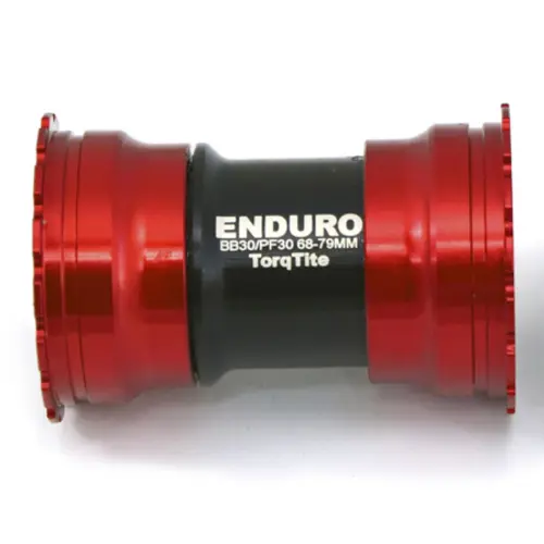 Enduro Bearings Tretlager TorqTite BB A/C SS-PF30-30mm-Red Unisex