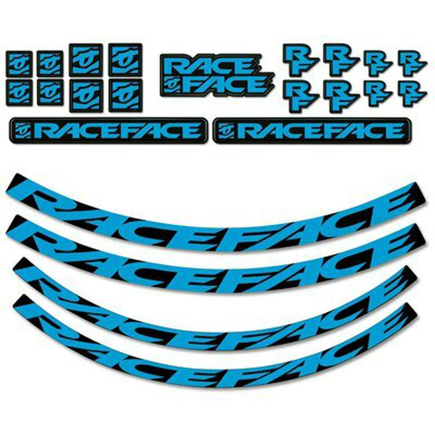 Aufklebersatz Race Face – large