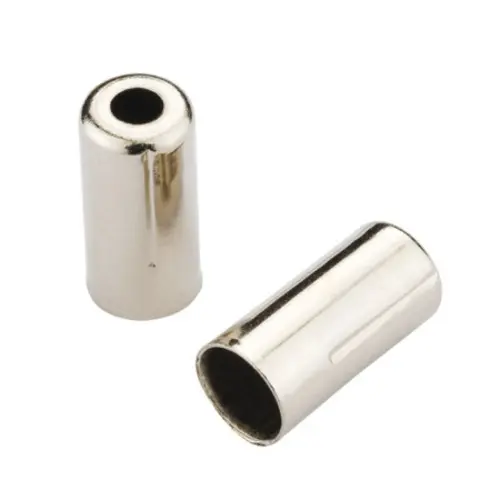 Velo Store - UK Wiring tips Jagwire 5mm crimp-brass 1000pcs-Chrome | Extra 10% off with Subscription, Postage £16.79 to UK Fedex.