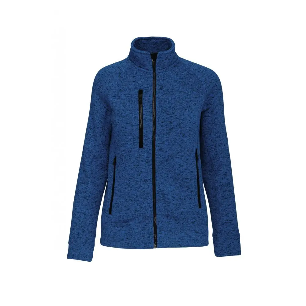 Jacke Mit Reißverschluss, Meliert, Frau Kariban