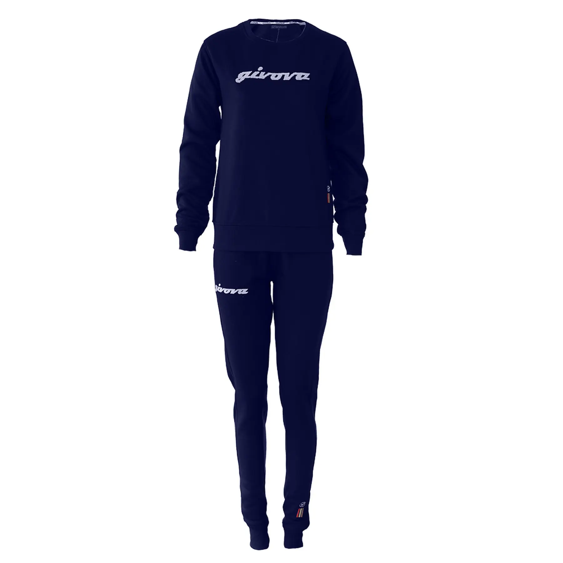 8034044871205 - Trainingsanzug Rundhalsausschnitt mit Pailletten Frau 104