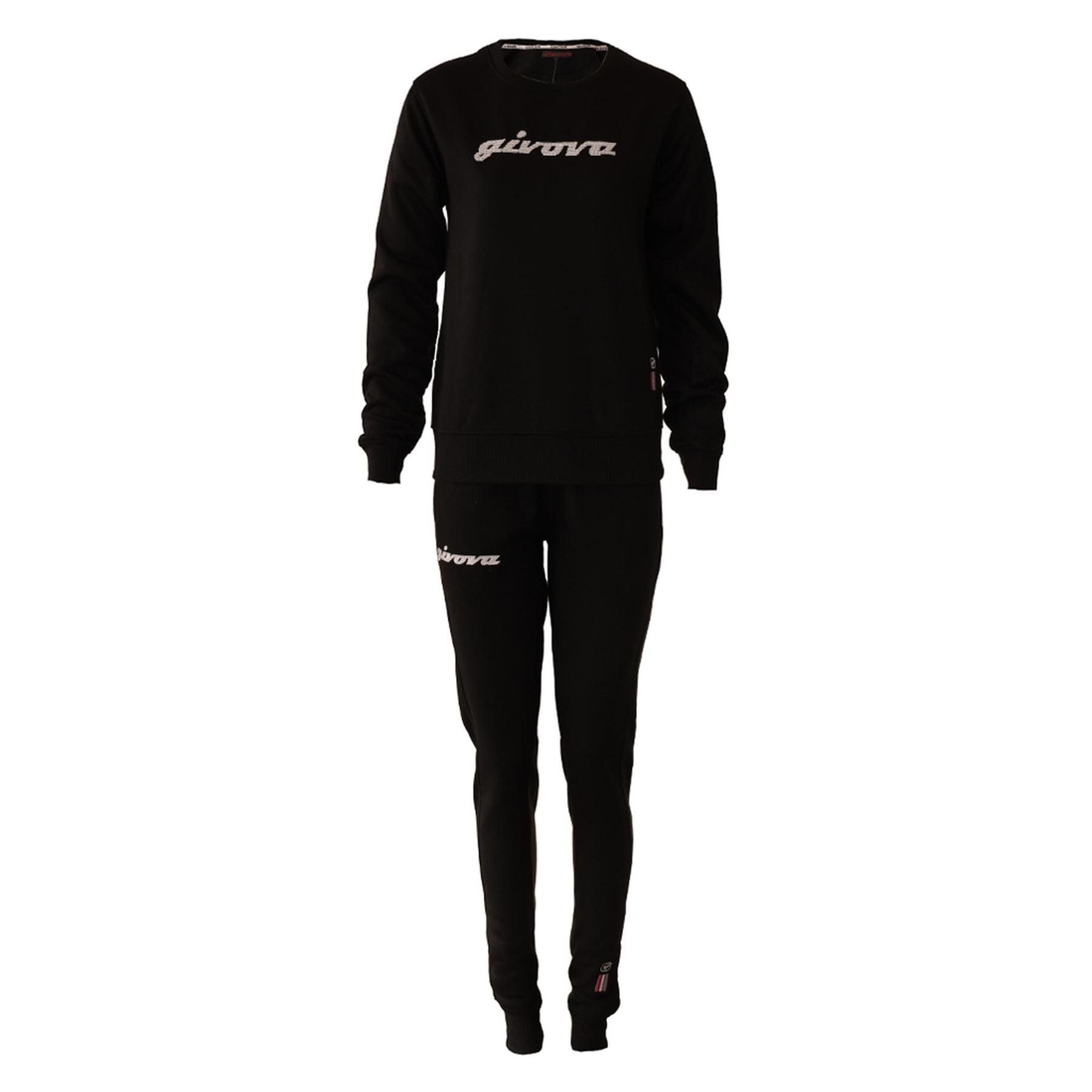 8034044871342 - Trainingsanzug Rundhalsausschnitt mit Pailletten Frau 104