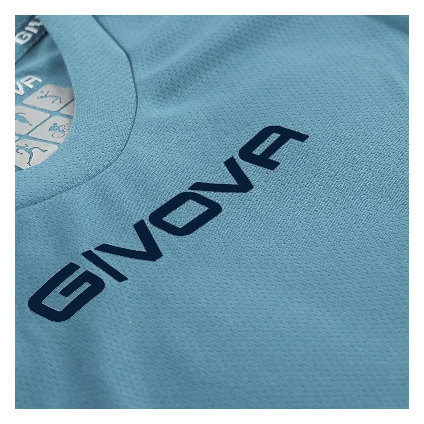 Givova MAC01 Sport T-Shirt – Gelb, Made In Italy, Hohe Qualität, Größe XS