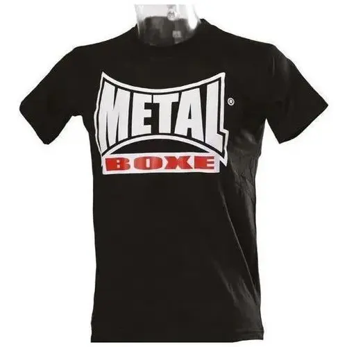 Metal Boxe Noir Maglietta A Maniche Corte Vintage