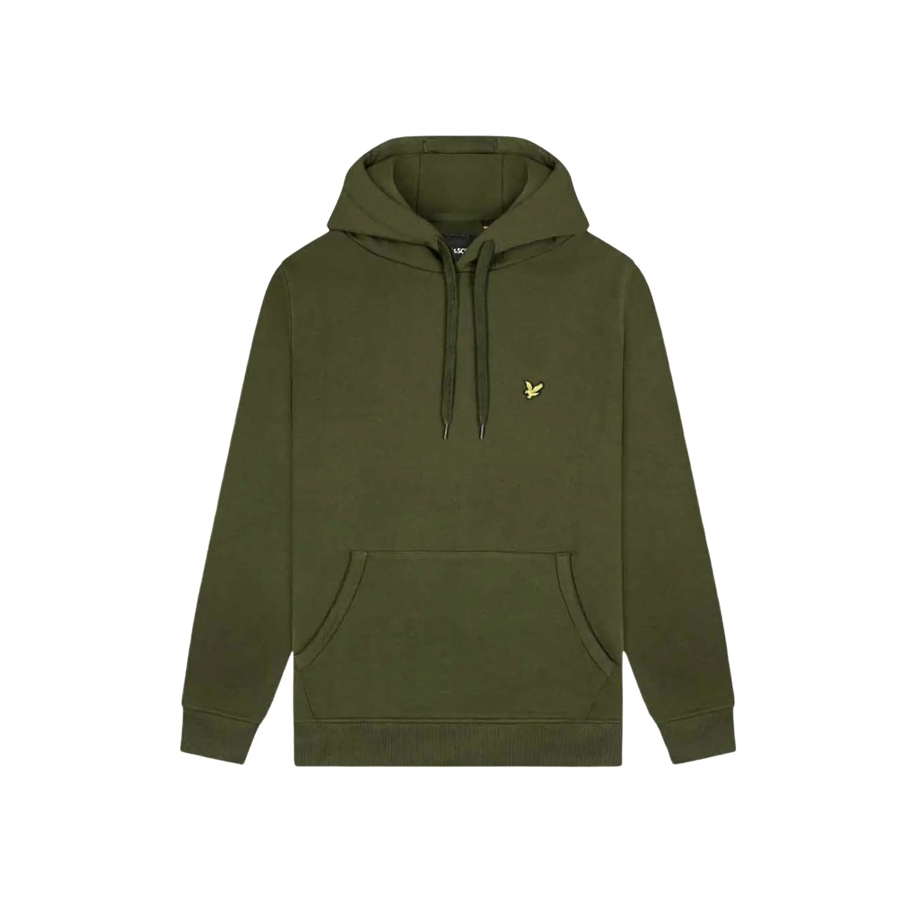 5054783983772 - Lyle & Organic Cotton Pullover Hoodie Olive